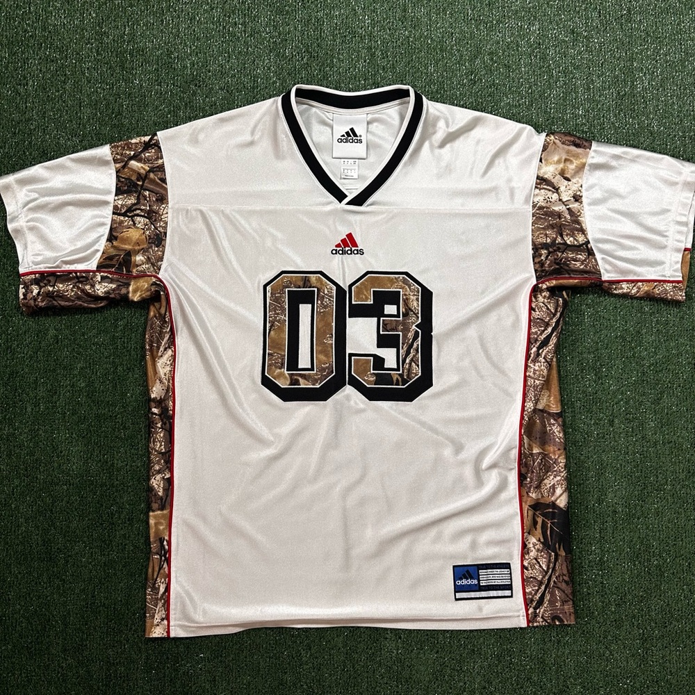 Adidas original men’s camo Jersey White